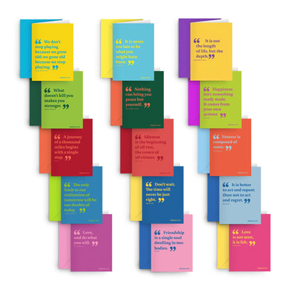 Biglietti d’auguri con citazioni filosofiche (set 3-15) - Philocard