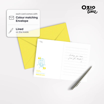 Biglietti d’auguri con citazioni filosofiche - Philocard