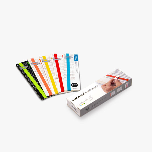 LASTWORD - MULTICOLOR PACK 5 colori (rosso, corallo, giallo, verde fluo, blu)
